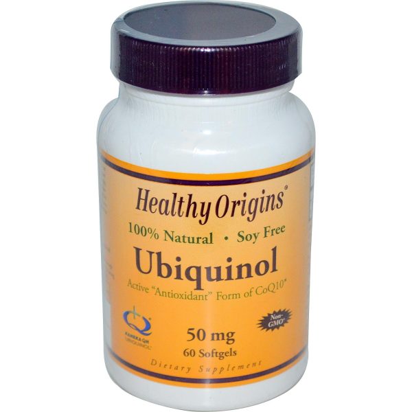 Healthy Origins - Ubiquinol (Kaneka QH) Soy Free Non GMO 50mg 60 Softgels Supply