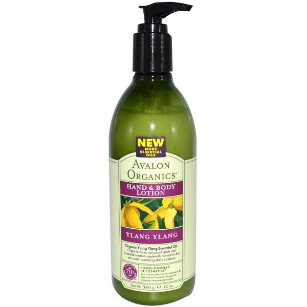 Avalon Organics, Hand & Body Lotion, Ylang Ylang (340g) Online Sale