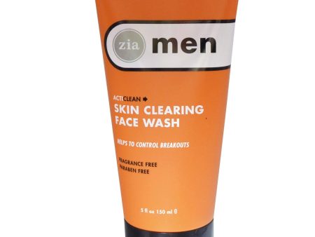 Zia Natural Skincare, Men Acticlear Skin Clearing Face Wash Fragrance Free 150ml Discount