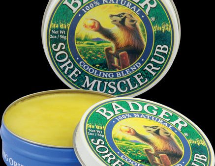 Badger Company, Sore Muscle Rub, Cooling Blend, 2 oz, 56 grams For Discount