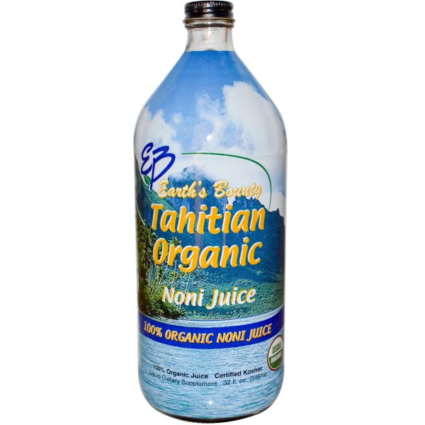 Earth s Bounty, Tahitian Organic Noni Juice, 32 fl oz, 946mls Cheap