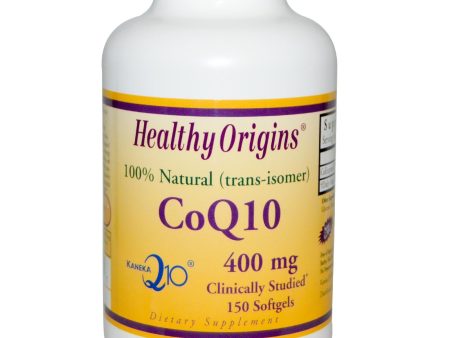 Healthy Origins, CoQ10,(Kaneka Q10), 400 mg, 150 Softgels Supply