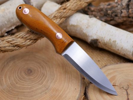 [in stock] Walker: Aged Canvas Micarta & Copper For Sale