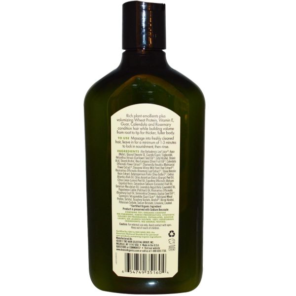 Avalon Organics, Conditioner, Volumising Rosemary (312g) Supply