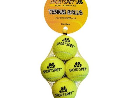 SPORTSPET Mini Tennis Balls Pack of 4 Online Hot Sale