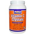 Now Foods, Vitamin C Crystals, 3 lbs, 1.36 Kg Online Sale