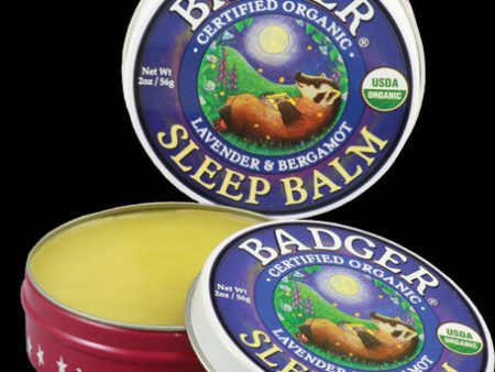 Badger Company, Sleep Balm, Lavender & Bergamot, 56 grams Fashion