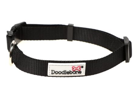 Doodlebone Originals Dog Collar Coal 3 Sizes Online Hot Sale