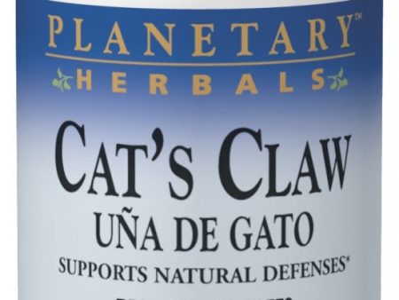 Planetary Herbals Cat s Claw Una de Gato 750mg 90 Tablets Online Hot Sale