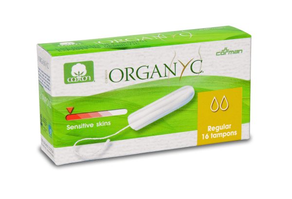 Corman, Organyc, Cotton Tampons, Regular, 16 Pack Sale