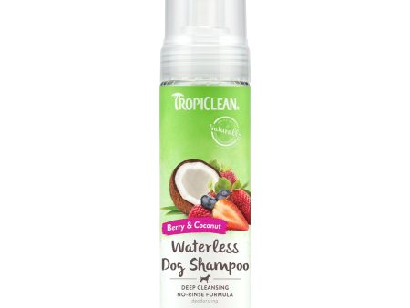 Tropiclean Dog Grooming Berry and Cocount Waterless Shampoo Deep Cleansing 220ml on Sale