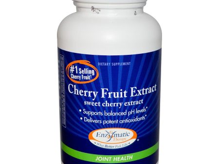 Enzymatic Therapy, Cherry Fruit Extract, Joint Health, 180 Capsules For Discount