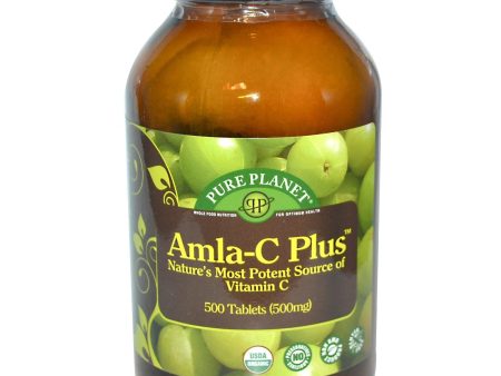 Pure Planet Amla-C Plus Non GMO 500 mg 500 Tablets Discount