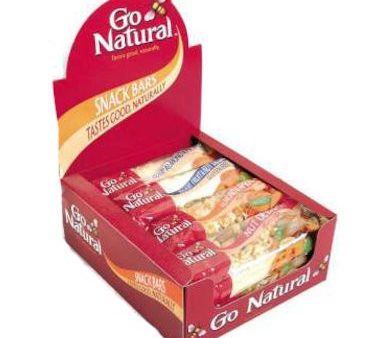 Go Natural, Snack Bar 50 g, Mixed Box, 6 Flavours X 16 Snack Bars For Cheap