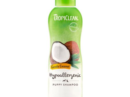 Tropiclean Puppy Grooming Gentle Coconut Shampoo Hypoallergenic 355ml Online now