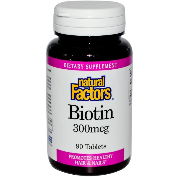 Natural Factors, Biotin, 300 mcg, 90 Tablets ... VOLUME DISCOUNT For Cheap