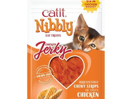 Catit Nibbly Chicken Jerky Treats 30g Cheap