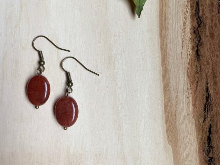 Red Agate Earrings Online Hot Sale