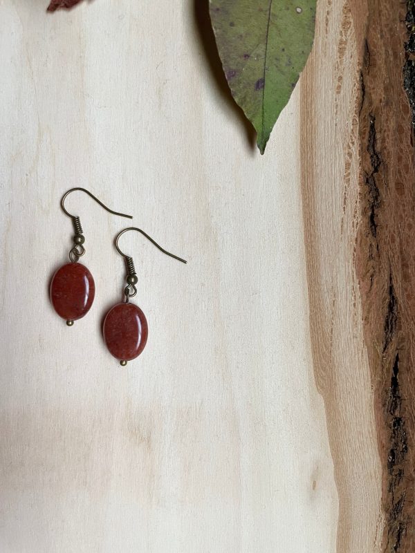 Red Agate Earrings Online Hot Sale