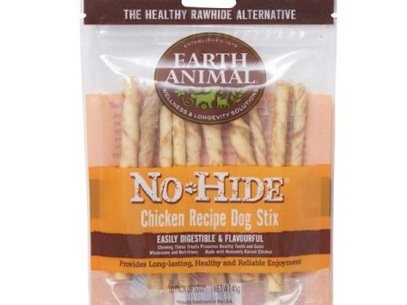 Earth Animal Chicken No-Hide Dog Stix 10pk 45g Sale