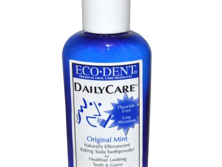 Eco-Dent, Daily Care, Baking Soda Toothpowder, Original Mint, 56 g, 2 oz Hot on Sale