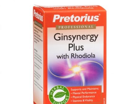 Pretorius, Ginsynergy Plus, with Rhodiola,50 Tablets Online Sale