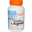 Doctor s Best, Sustained Plus Immediate Release L-Arginine, 500 mg, 120 Bilayer Tablets Online now