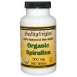 Healthy Origins Spirulina Organic 500mg 360 Tablets Online Sale