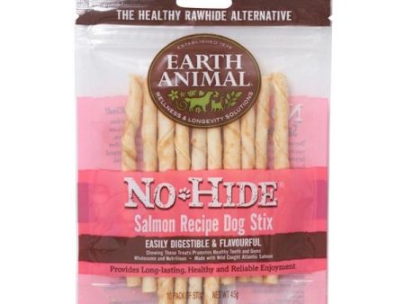 Earth Animal Salmon No-Hide Dog Stix 10pk 45g Online