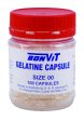 Bonvit, Gelatin Capsules, Size 00, 100 Capsules, Empty Hot on Sale