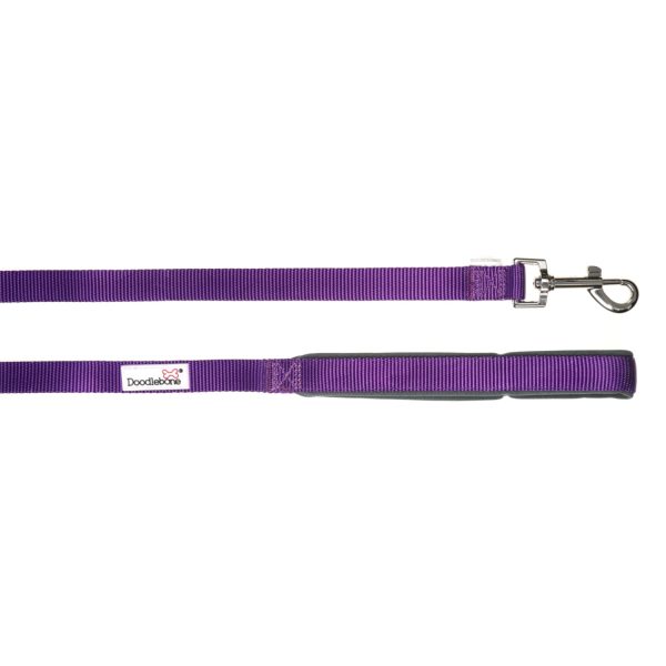 Doodlebone Originals Dog Lead 1.2m Violet 3 Sizes For Discount