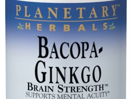 Planetary Herbals, Bacopa-Ginkgo, 600 mg, 60 Tablets For Sale