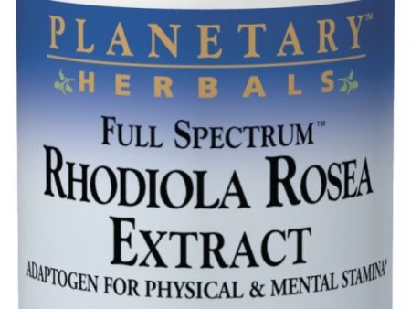 Planetary Herbals, Rhodiola Rosea Extract, Full Spectrum,327 mg, 60 Tablets Cheap