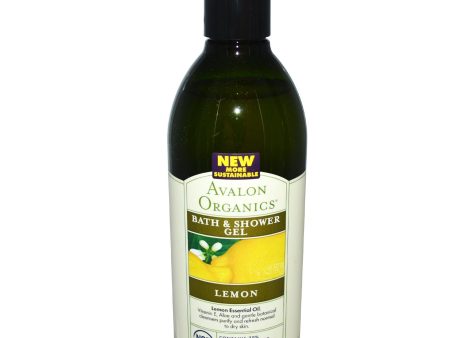 Avalon Organics, Bath & Shower Gel Lemon (355ml) - Natural supplements For Cheap