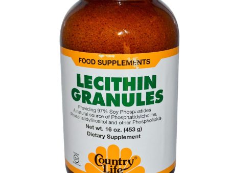 Country Life, Gluten Free, lecithin Granules, 453 g Supply