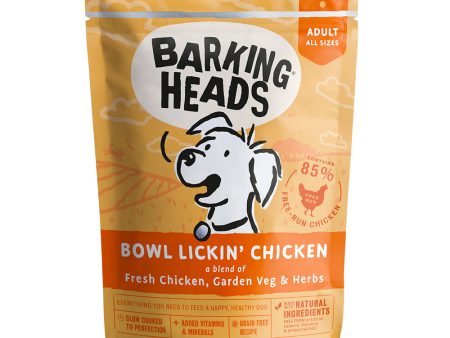 Barking Heads Dog Food Wet Pouches Bowl Lickin Chicken 300g Cheap