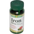 Nature s Bounty Iron 65mg 100 Tablets - Mineral Supplement Online Hot Sale