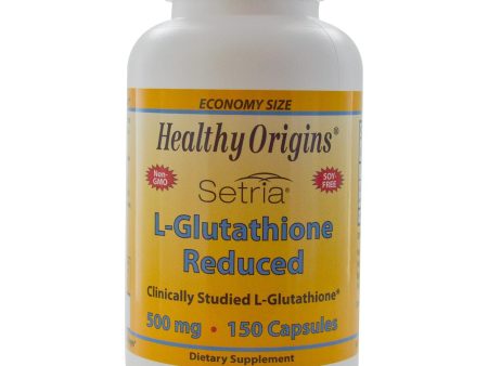 Healthy Origins Setria L-Glutathione 500mg 150 Capsules Supply