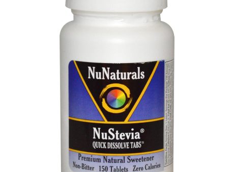 NuNaturals, NuStevia Quick Dissolve Tabs, 150 Tabletss on Sale