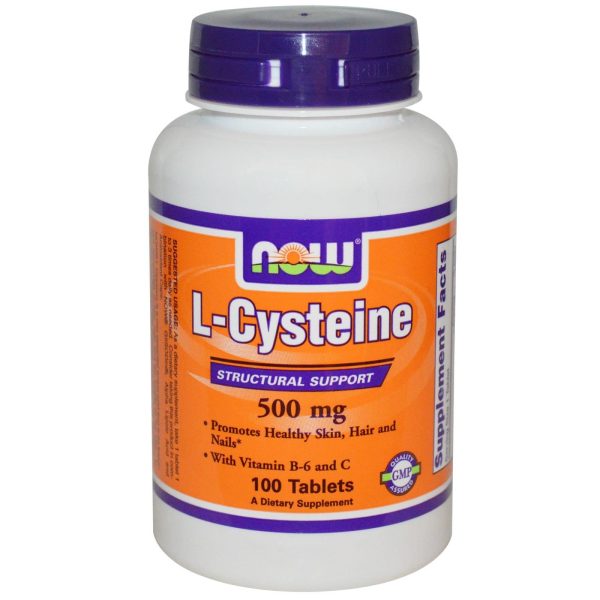 Now Foods L-Cysteine 500mg 100 Tablets Supply