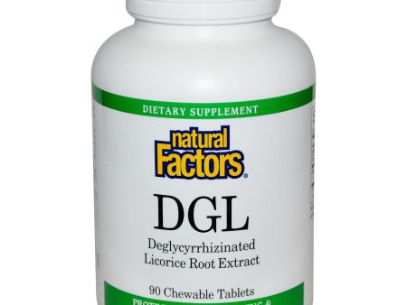 Natural Factors DGL 90 Tablets Chewable - Dietary Supplement Online Sale