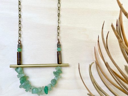 Green Aventurine Lucky Layering Necklace Online Hot Sale