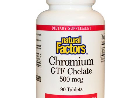 Natural Factors, Chromium GTF Chelate, 500 mcg, 90 Tablets Fashion