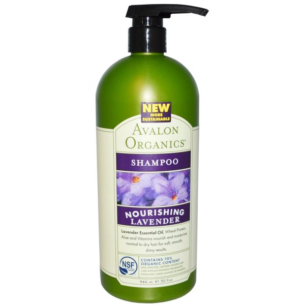 Avalon Organics, Shampoo, Nourishing Lavender (946ml) Hot on Sale