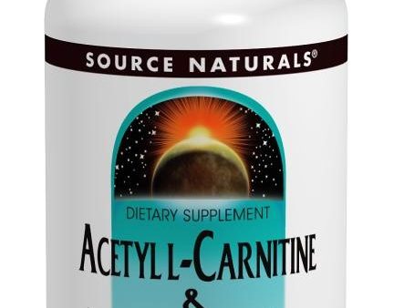 Source Naturals Acetyl L-Carnitine & Alpha Lipoic Acid 650 mg 120 Tablets Online