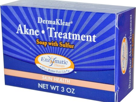 Enzymatic Therapy, DermaKlear Akne Treatment Soap with Sulphur, 3 oz Cheap