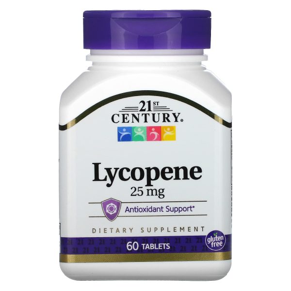 21st Century, Lycopene, 25 mg, 60 Tablets Hot on Sale