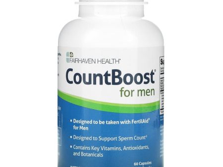 Fairhaven Health CountBoost for Men 60 Capsules - Dietary Supplement Cheap