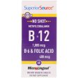 Superior Source, Methylcobalamin B-12, B-6 & Folic Acid, 1,000 mg 400 mg, 60 Tablets Fashion