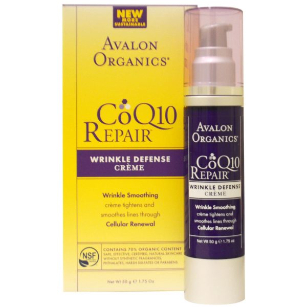 Avalon Organics CoQ10 Repair Wrinkle Defence Cream 50 grams For Discount